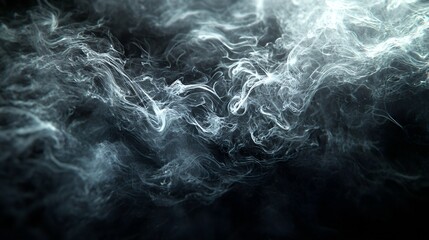 Obraz premium Abstract Smoke Swirls Against a Dark Background