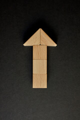 Fototapeta premium Wooden Arrow