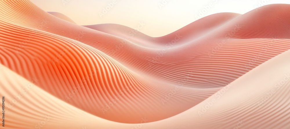 Poster 3d rendering illustration with clipping paths of each element included. abstract background with sub