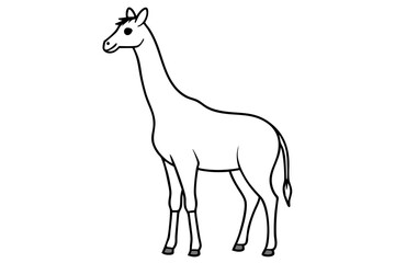 A cute Giraffe vector illustration