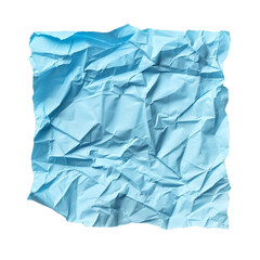 Blue sticky note wrinkled clip art