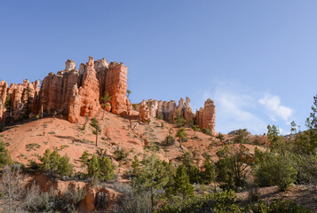 Fototapeta premium Rock hoodoos at Bryce Canyon National Park. Utah. USA.