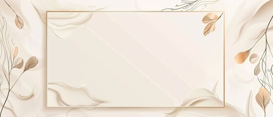 White minimalist invitation template