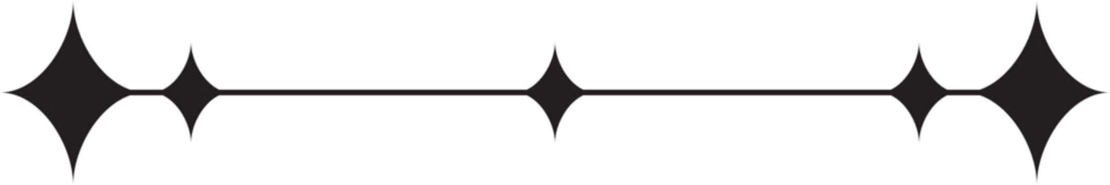 Divider Star Y2k