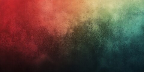 Fototapeta premium Abstract Simple gradient green and red with basic water wave line curve.