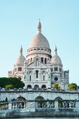 Basilica of the Sacred Heart in Paris in France