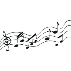 Ornamental Music Notes