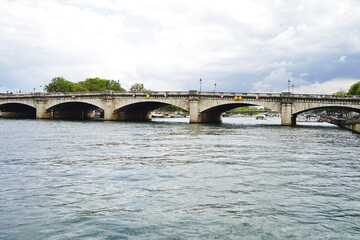 Fototapeta premium Concorde bridge in Paris, France