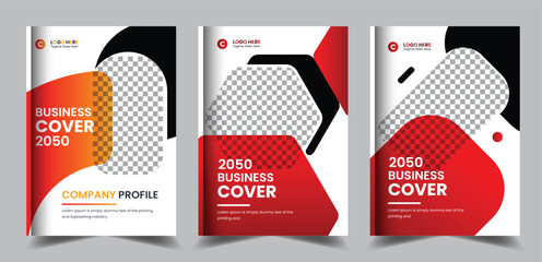Business book cover design and company brochure and annual report design