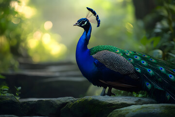 Obraz premium Beautiful peacock image