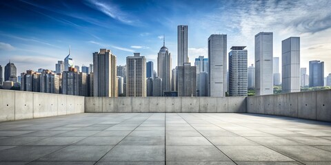Obraz premium modern city skyline