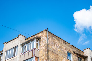 Old apartment  building. High quality photo