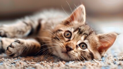 Charming Kitten Cat Image High Definition