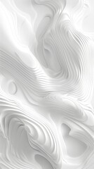 Obraz premium The surface displays rhythmic waves and curves, showcasing a minimalist design in a bright setting