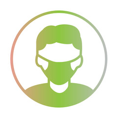 Face Mask icon Design