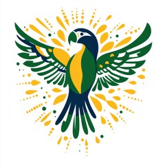 Obraz premium Brazil vector logo 