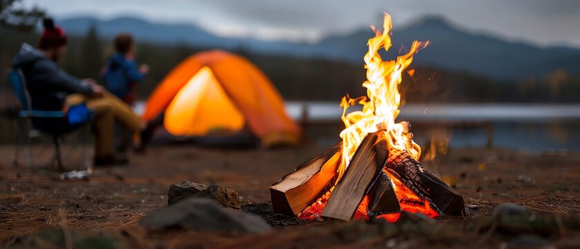 Family camping stories, sharing tales around the campfire