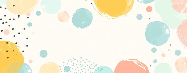 Colorful Easter egg pattern with floral elements on blue background