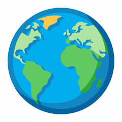 World globe art vector illustration