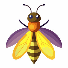 Firefly art vector illustration