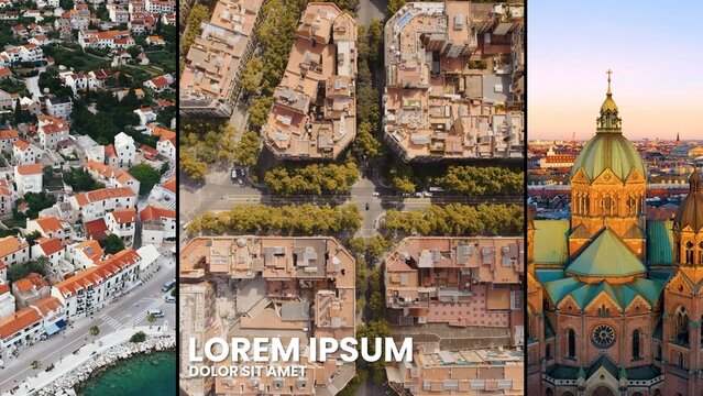 Modern Multi Screen Slideshow Opener Intro