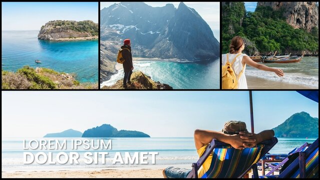 Big Multi Screen Memories Slideshow Opener