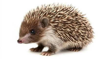Obraz premium Majestic Porcupine Showing Raised Quills in Close-Up Shot
