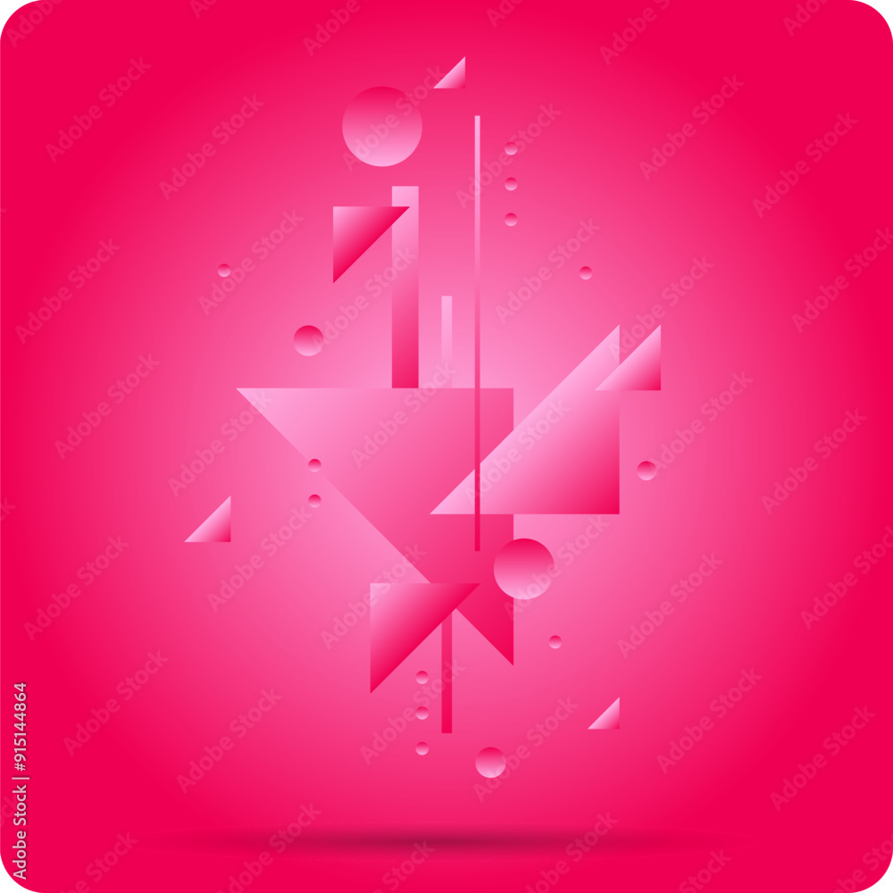 Poster background with abstract shapes. a template for design and creativity. the composition of the figure