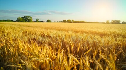 The field is spacious agricultural with even rows