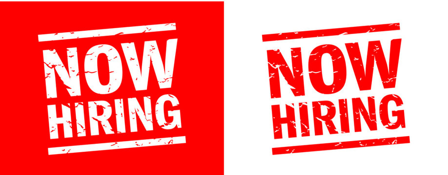 Now hiring