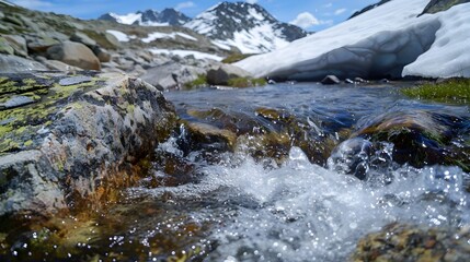 A stream is a powerful stream of water