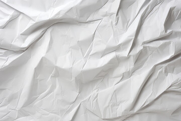 Obraz premium Processed collage of crumpled white paper sheet texture. Background for banner, backdrop or texture