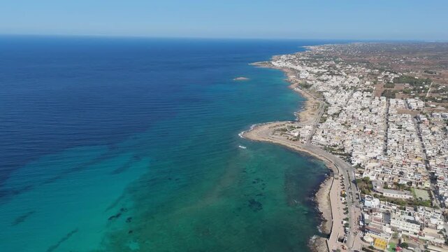 Torre San Giovanni is renowned for its long white beaches of incredible beauty and quality combined with a particularly light blue and transparent sea with shallow waters for very long stretches