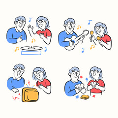 Elderly Couple Citizen Activities