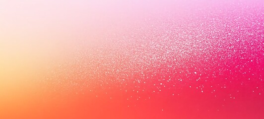 Fototapeta premium Pink grainy gradient light orange red white noise texture background