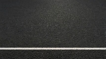 Fototapeta premium Asphalt road cut out, white or transparent background.