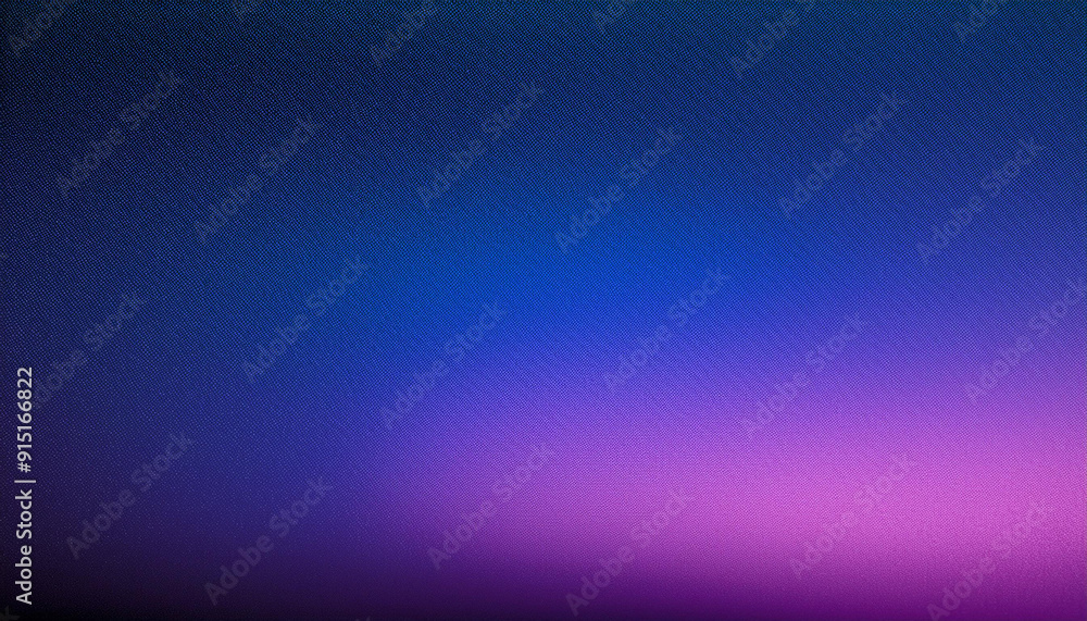 Poster vibrant gradient texture. subtle transition from deep blue to magenta with fine fabric-like grainy s