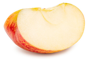 Red Apple isolated on white background, Fresh Red Apple with leaf on white background, With clipping path.