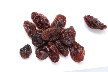 raisins isolated on white background