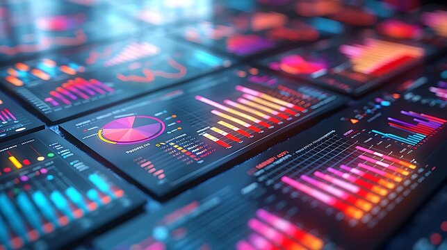 A clean 3D render of market research tools, with streamlined surveys and charts, muted color palette, precise transitions, modern design, detailed metrics, with a bright white background, hd quality,