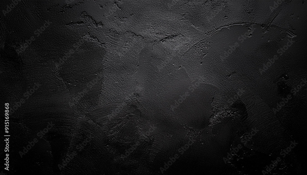 Poster Textured Black Abstract Background with Subtle Brush Strokes and Matte Finish for Artistic Projects, Dark-Themed Designs, or Modern Minimalist Backdrops in Digital or Print Media