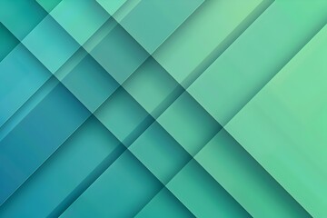 Blue and green gradient background, simple, minimalist style, light blue and turquoise color scheme, diagonal composition, blurred edges, high resolution, high definition. Minimalist style with geomet