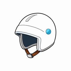 Realistic empty helmet art vector