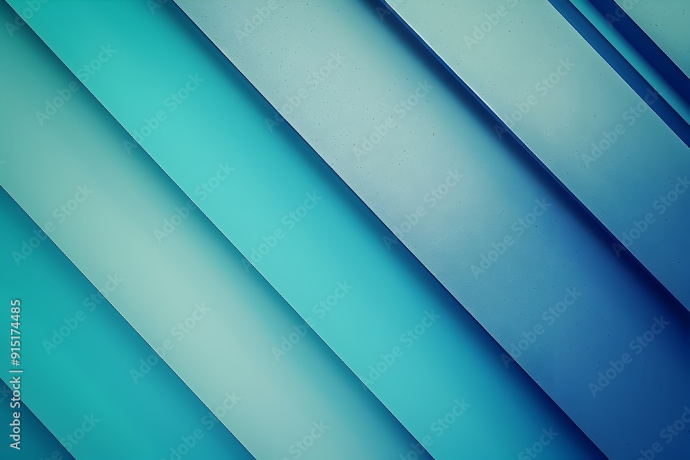 Poster light blue and teal gradient background with diagonal line, simple and minimalist style, flat compos