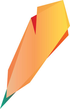 recommend clip art: Pen symbol made of geometric shapes. Flat design, vector