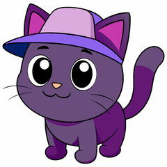 Fototapeta premium animal, cartoon, cat, pig, vector, illustration, pet, pink, mammal, dog, cute, character, farm, kitten, baby, pork, funny, face, fun, drawing, happy, isolated, icon, comic