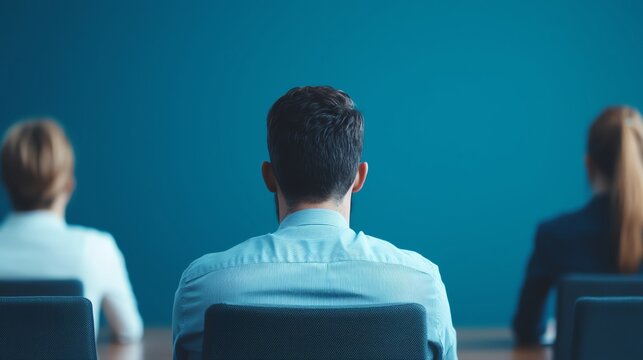 Three individuals engaged in a professional discussion, focusing on collaboration and teamwork in a modern office environment.