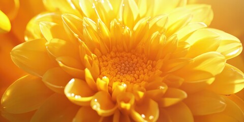 Yellow flower close-up