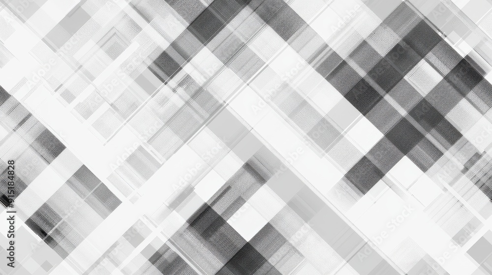Poster An abstract background image features a pattern of black and white diagonal rectangles with a subtle texture. The rectangles are of varying sizes and are arranged in a staggered pattern.