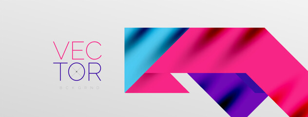 Dynamic lines and triangles. Vector Illustration For Wallpaper, Banner, Background, Card, Book Illustration, landing page
